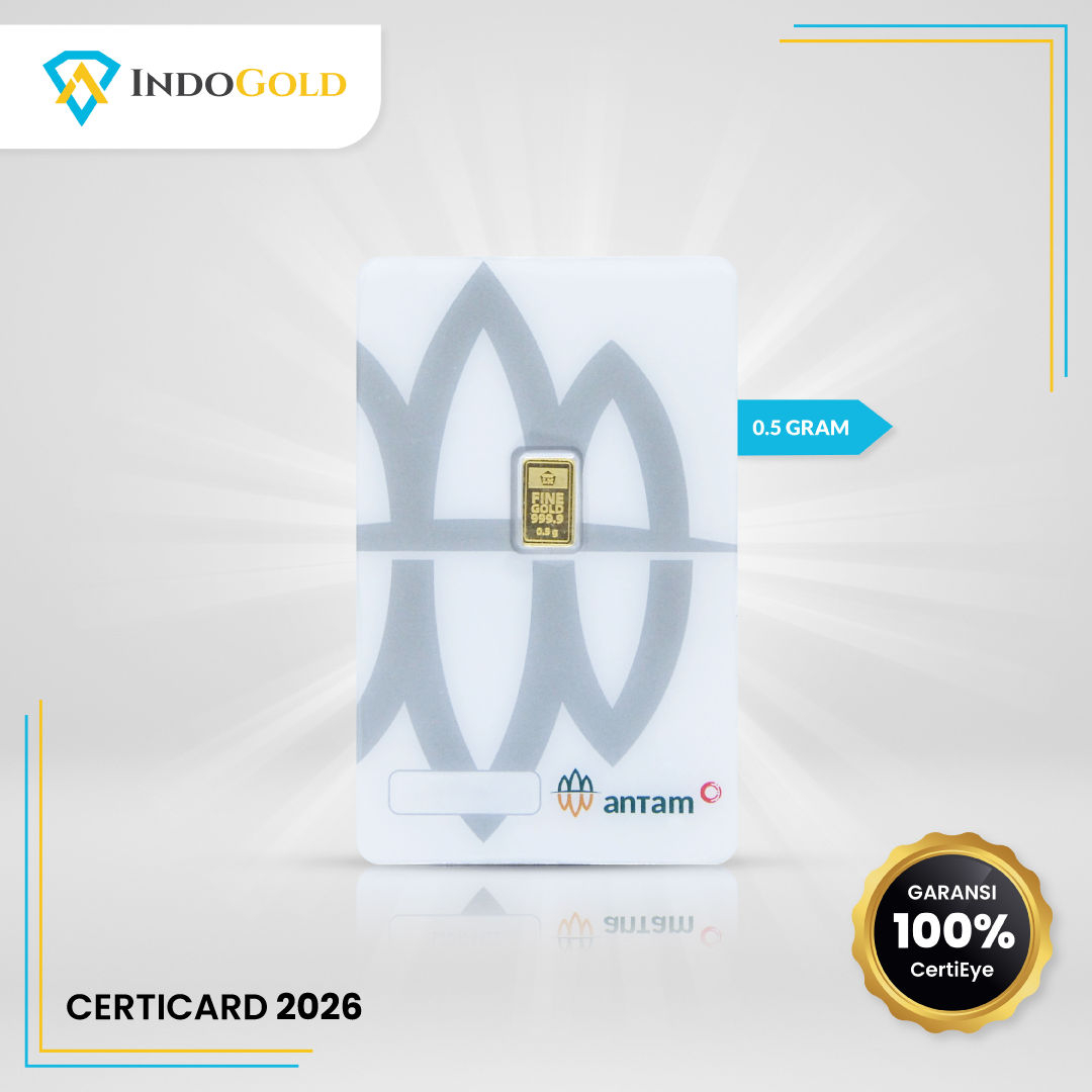 LM Antam 99.99% 0,5 gram
