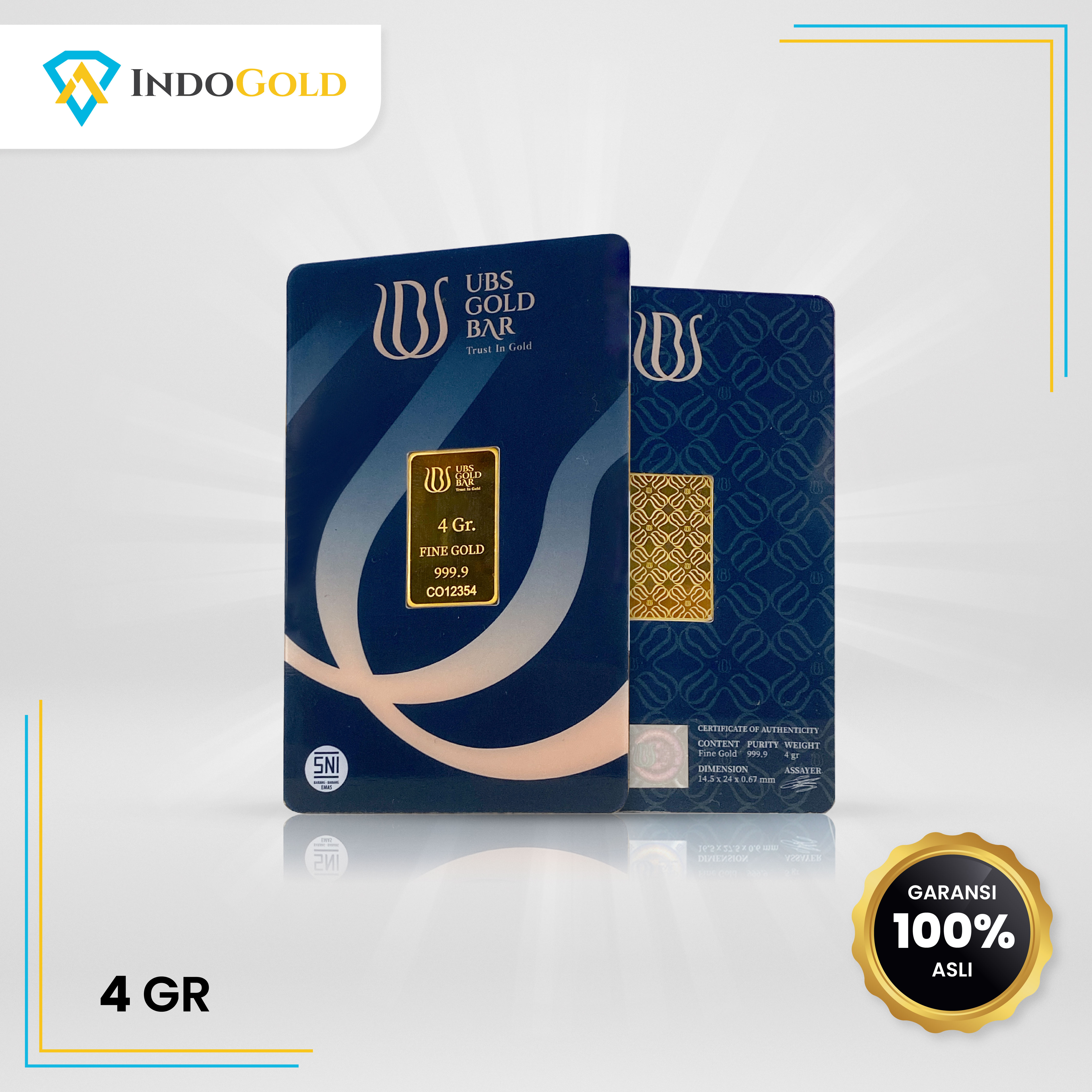 UBS Gold 99.99% 4,0 gram