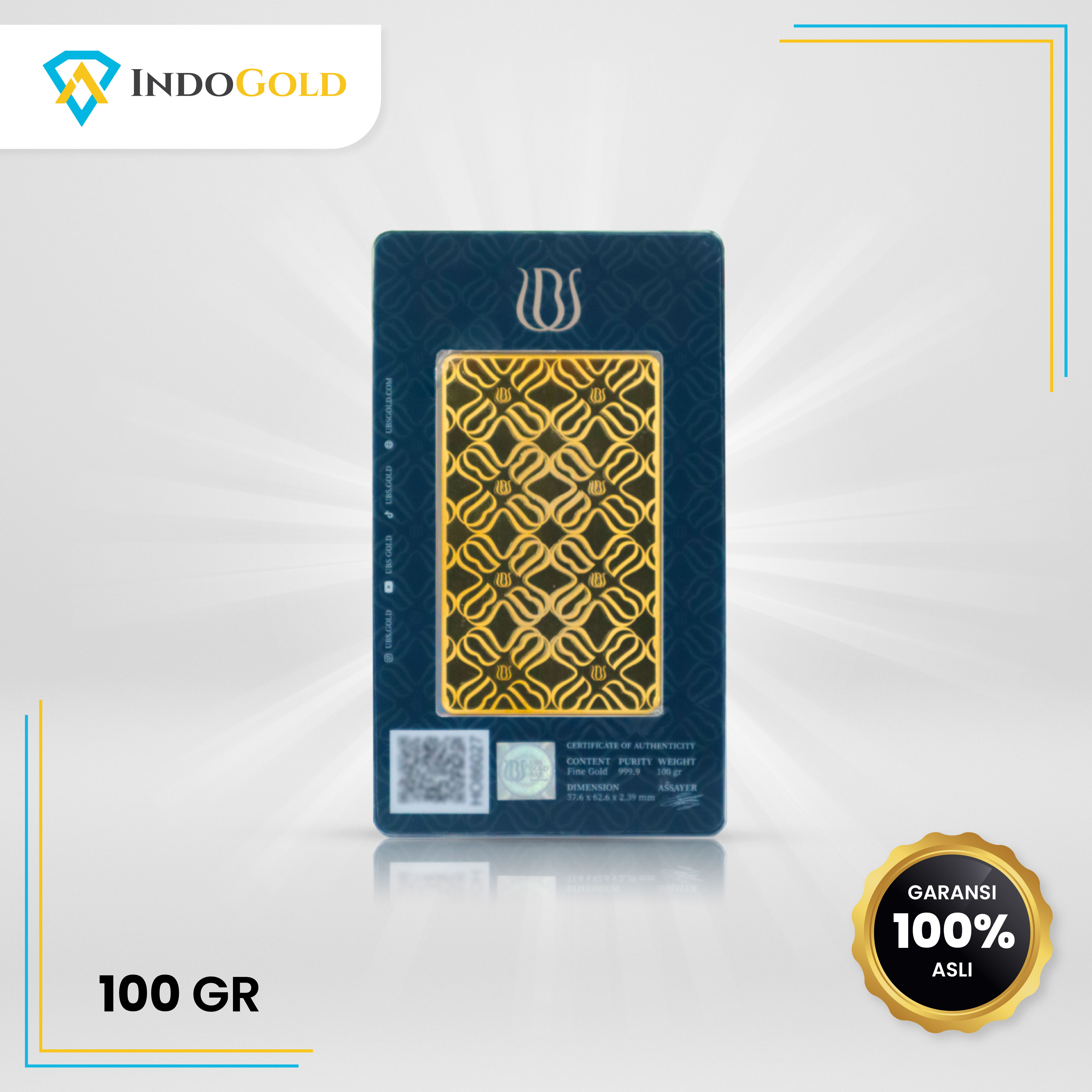 UBS Gold 99.99% 100,0 gram