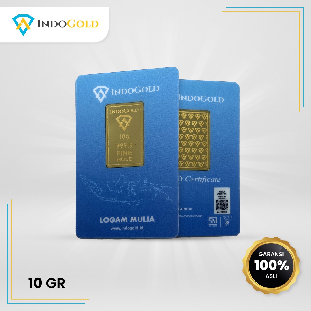 Emas Indogold 10,0 gram