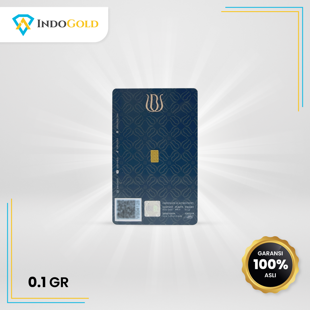 UBS Gold 99.99% 0,1 gram