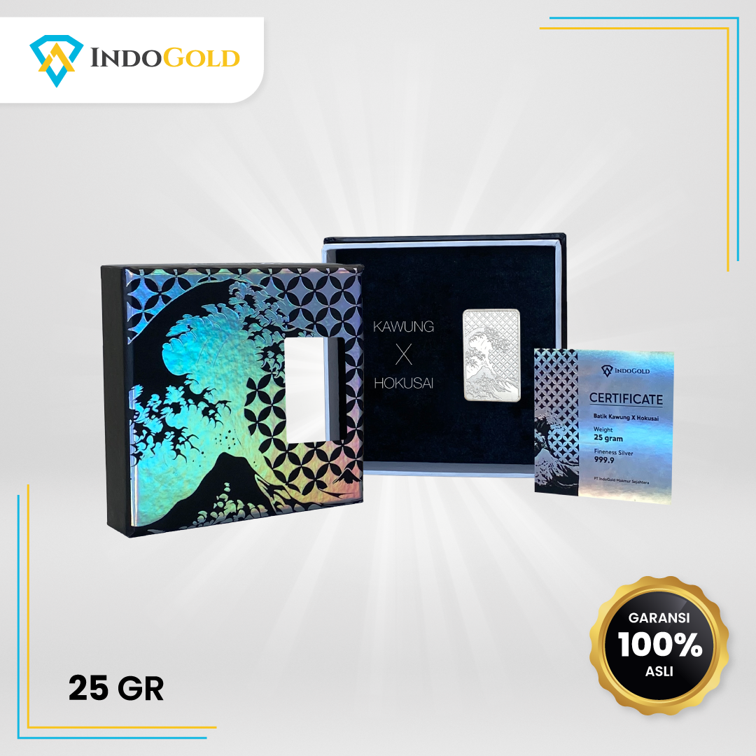 Perak Indogold Batik 25,0 gram