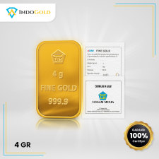 Antam Retro Sertifikat Rusak 4.0 gram