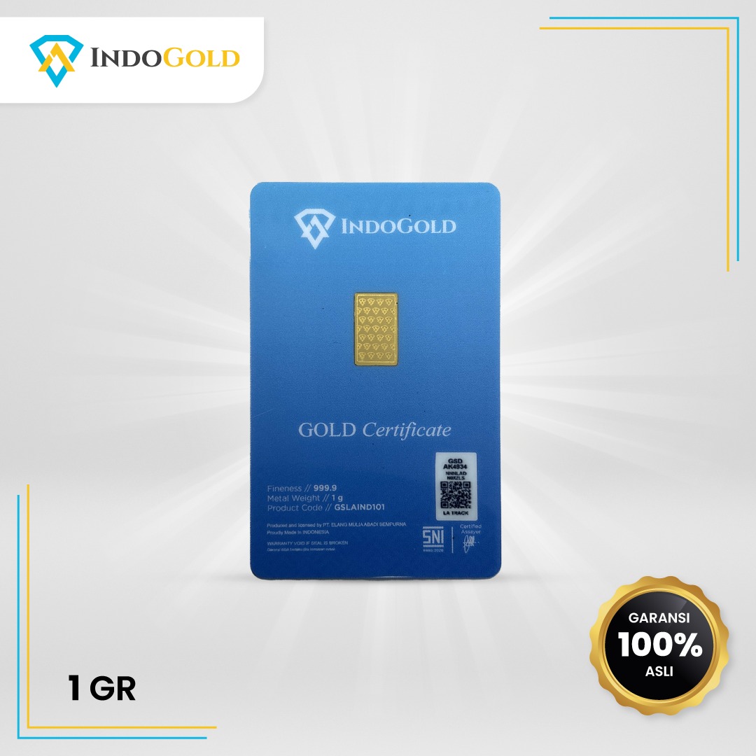 Emas Indogold 1,0 gram