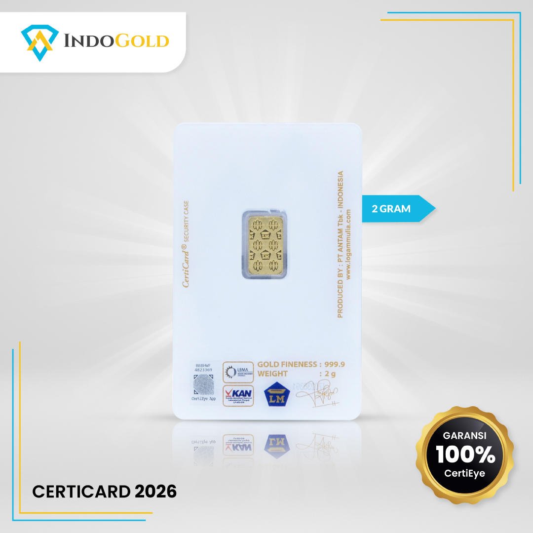 LM Antam 99.99% 2,0 gram