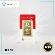 Lotus Archi Gold 99.99% 100.0 gram