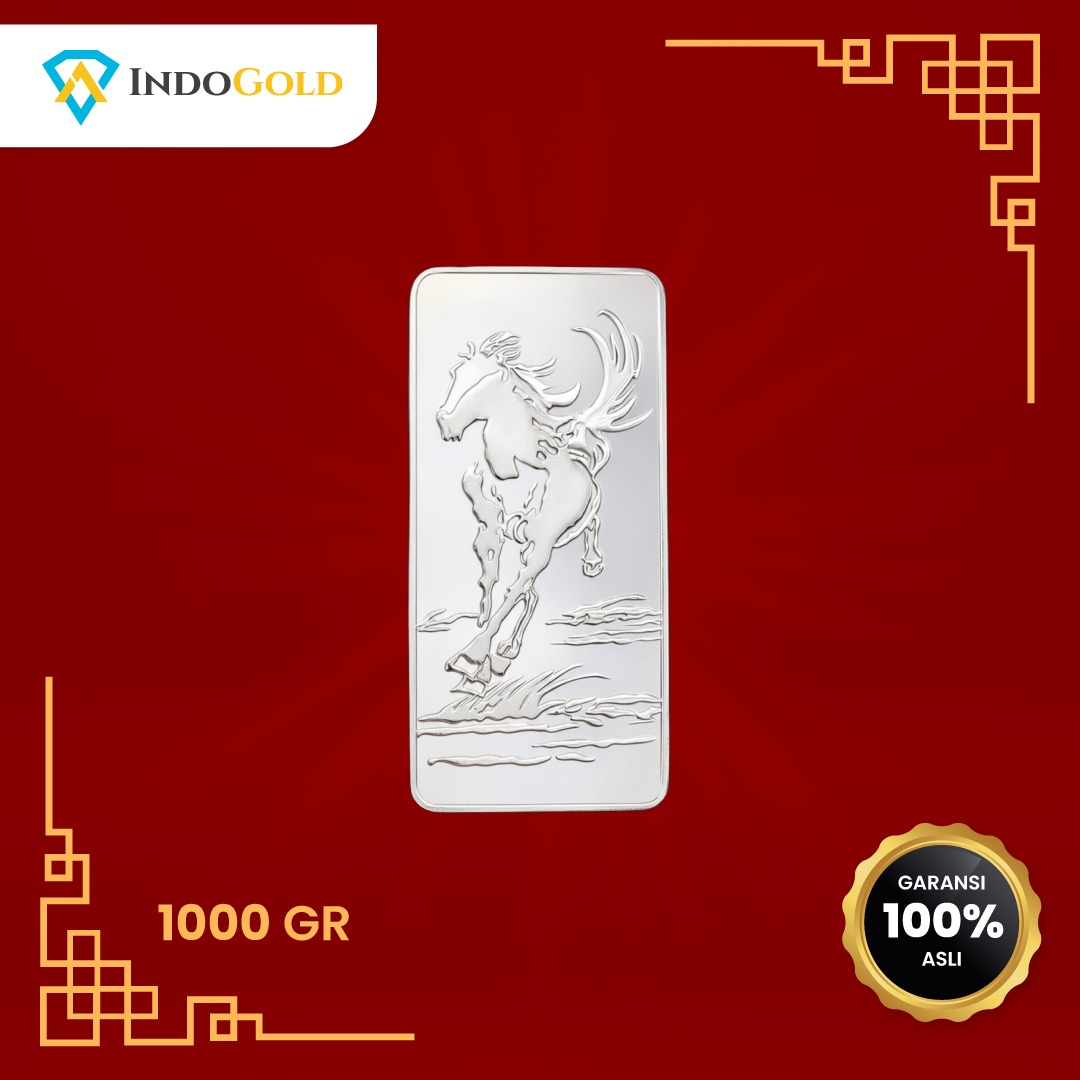 Perak Kuda Api Indogold 1.000,0 gram