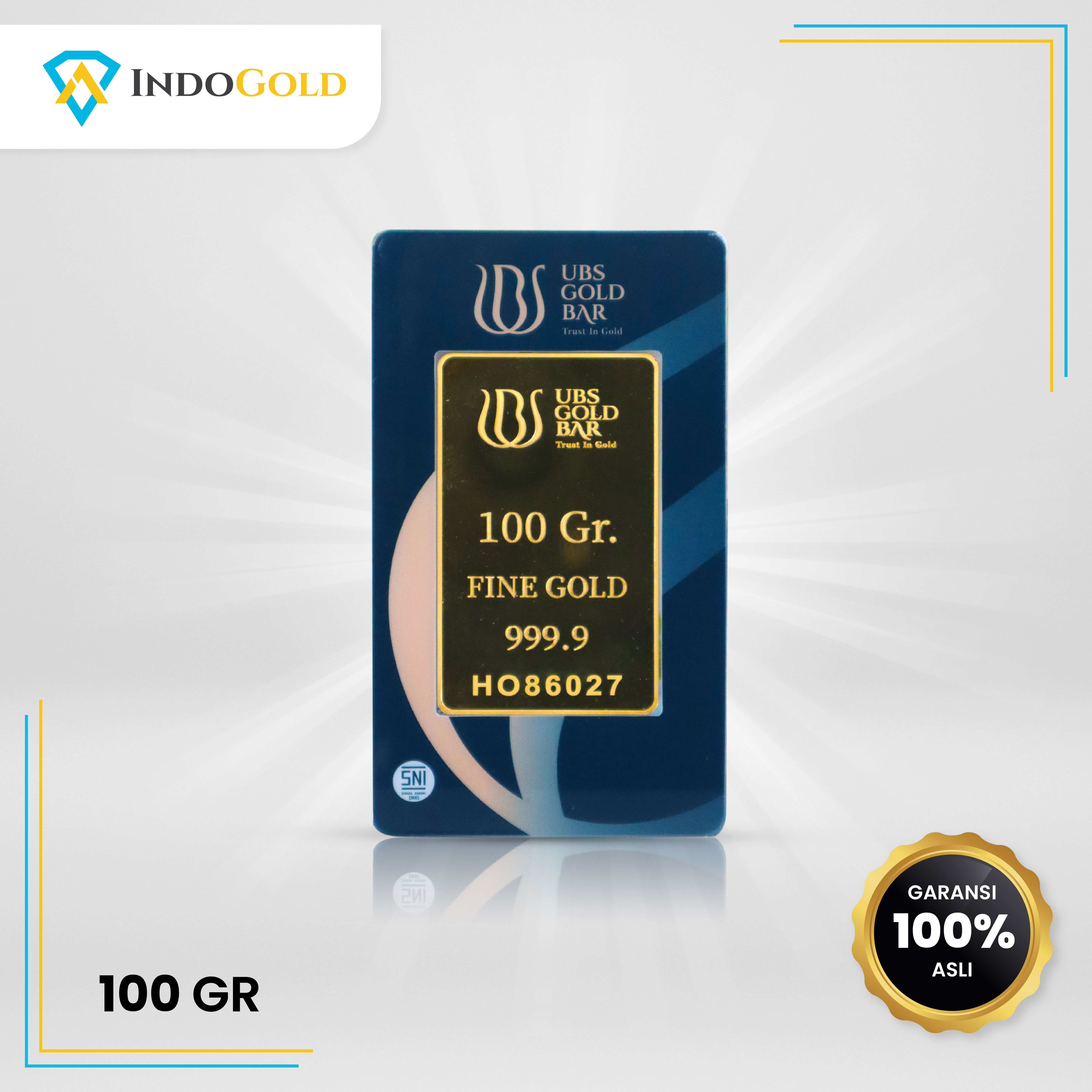UBS Gold 99.99% 100,0 gram
