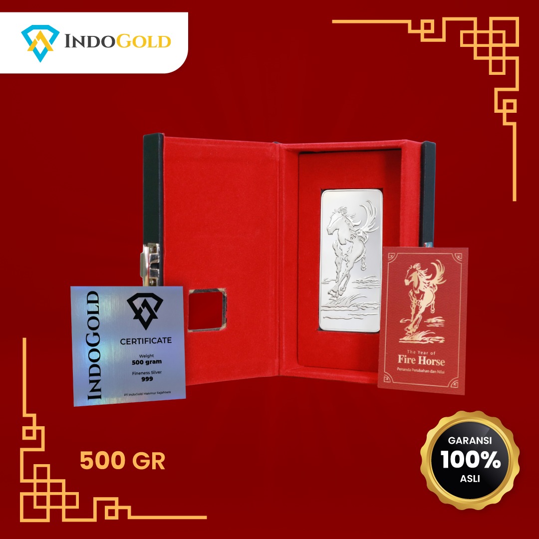 Perak Kuda Api Indogold 500,0 gram