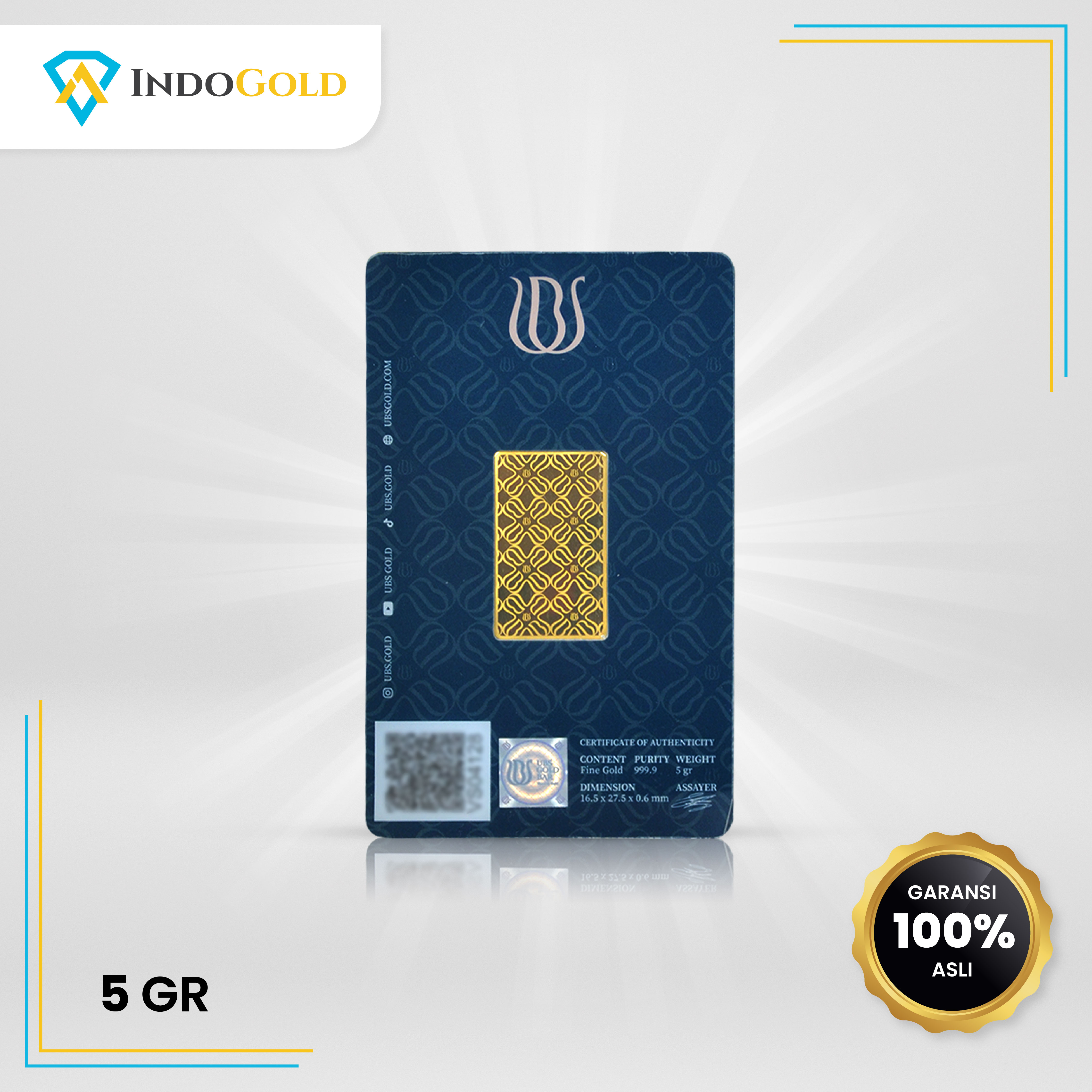 UBS Gold 99.99% 5,0 gram