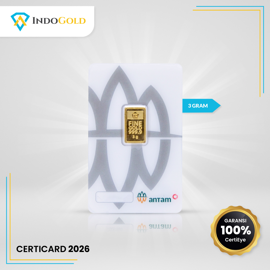 LM Antam 99.99% 3,0 gram