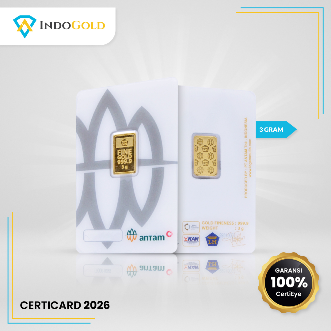 LM Antam 99.99% 3,0 gram