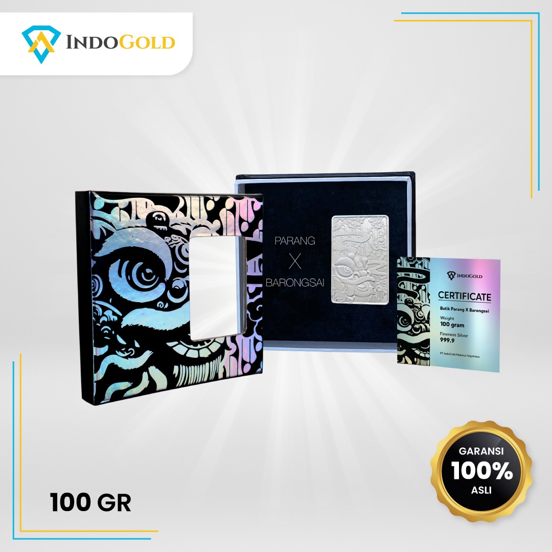Perak Indogold Batik 100,0 gram