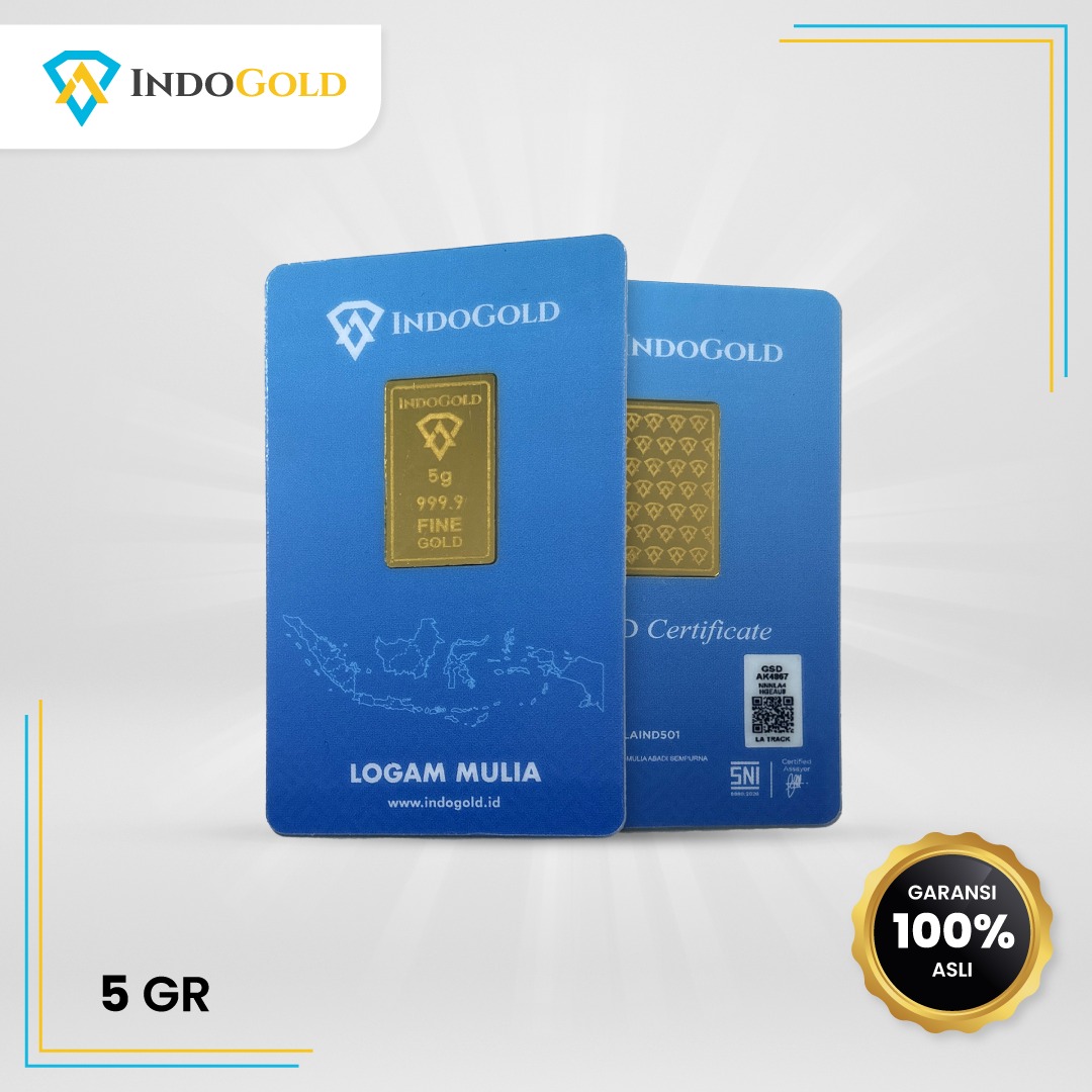 Emas Indogold 5,0 gram