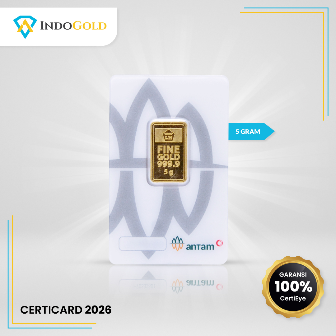 LM Antam 99.99% 5,0 gram