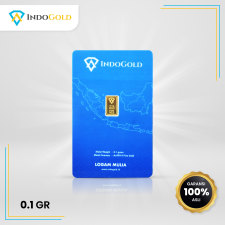 Emas Indogold 0.1 gram
