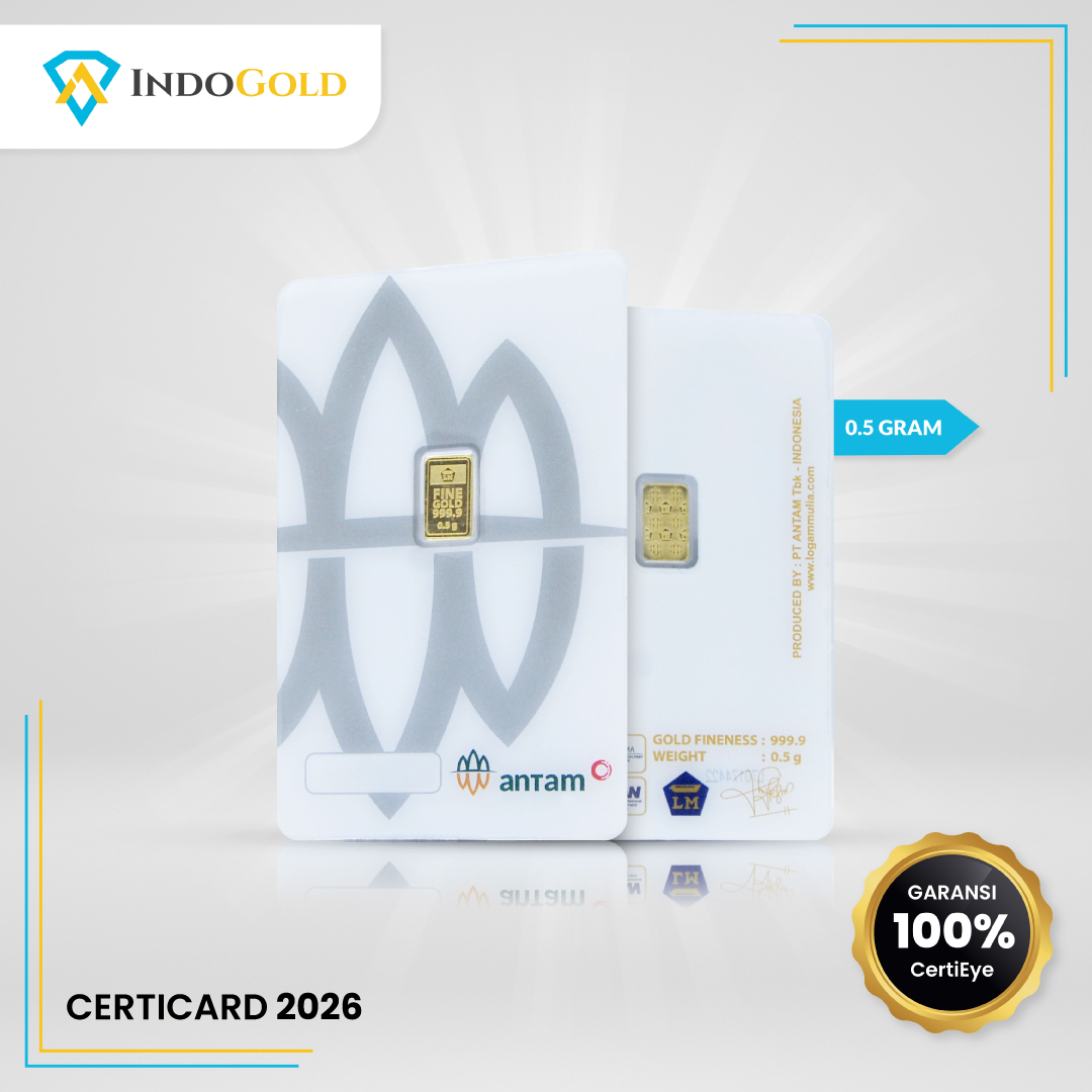LM Antam 99.99% 0,5 gram