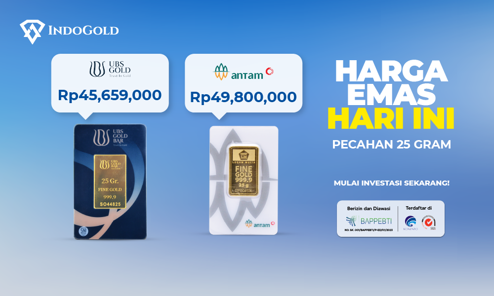 Harga emas 25 gram