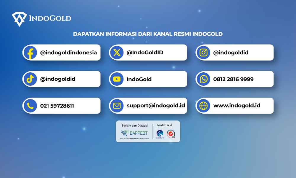 ?Informasi resmi IndoGold hanya melalui kanal resmi.