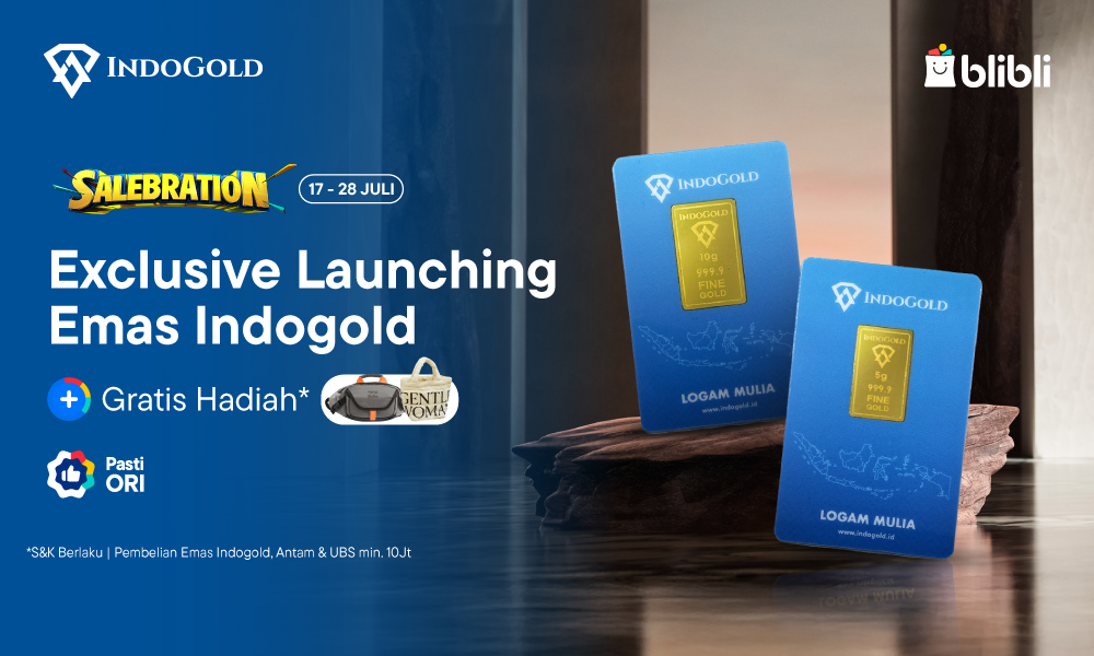 Aniv Blibli Launching Emas IndoGold Juli 26